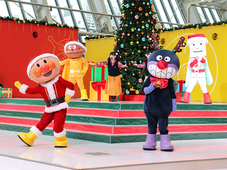 クリスマスイベントが始まったよ げんき100ばいブログ 福岡アンパンマンこどもミュージアムinモール