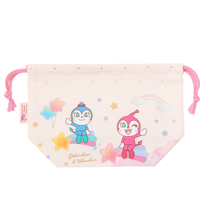 新品　アンパンマンミュージアム　限定　弁当箱　巾着袋　入園準備　幼稚園　保育園 アンパンマン お弁当袋 メール便【あんぱんまん キッズ お弁当