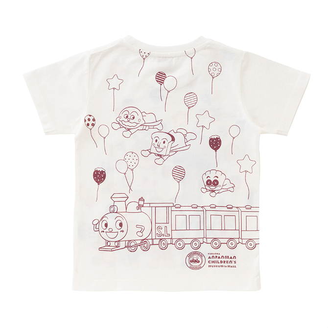 福岡アンパンマンこどもミュージアム限定 いちごいっぱい半袖Tシャツ